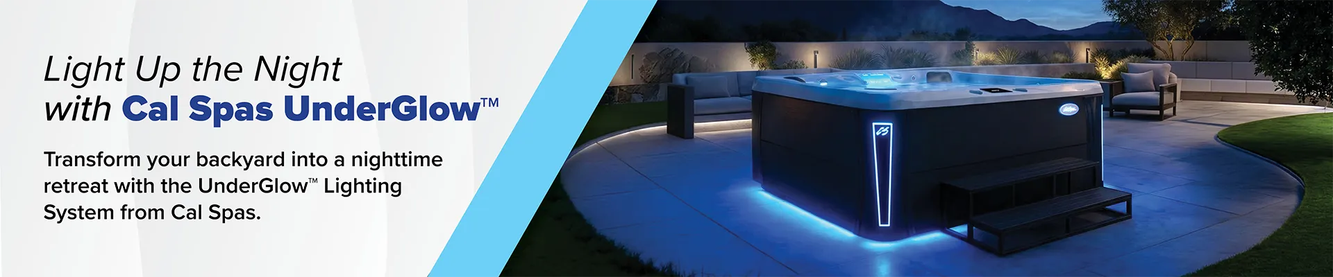 Calspas hot tub being used in a family setting - Crossville